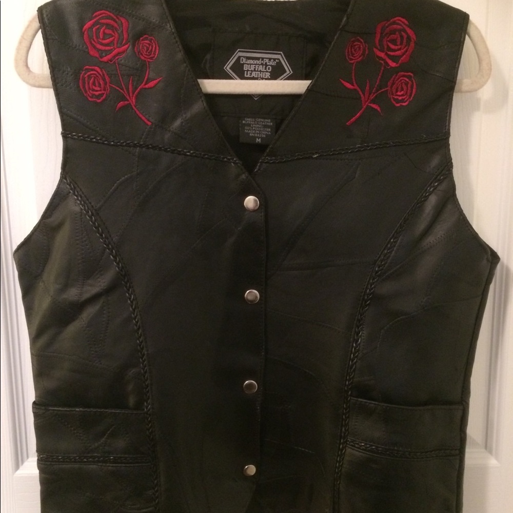Women’s Leather Vest